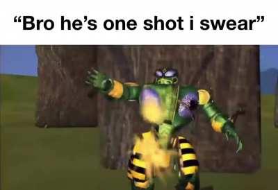 Bro please, just turn him to slag he’s literally dead