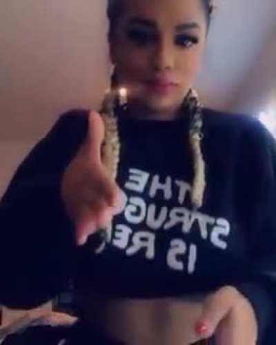 An old Facebook video of Dani