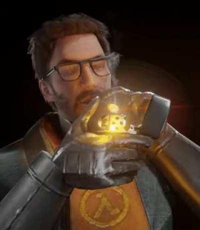 gordon watching Alyx getting Stabbed by a Combine Hunter