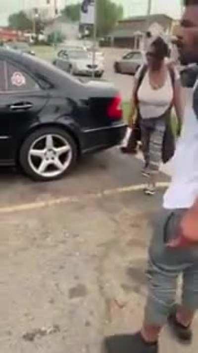 When you key somones car...