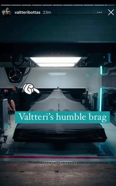 Valtteri on Instagram just now