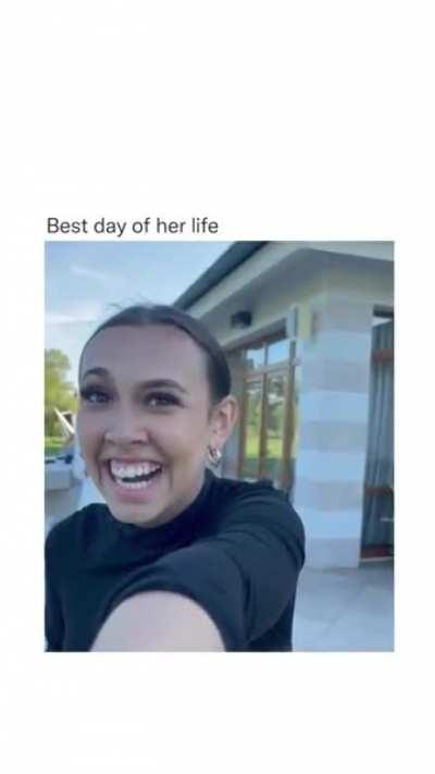 To film the person infront of the camera