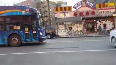 Guy gets a little too mad over road rager