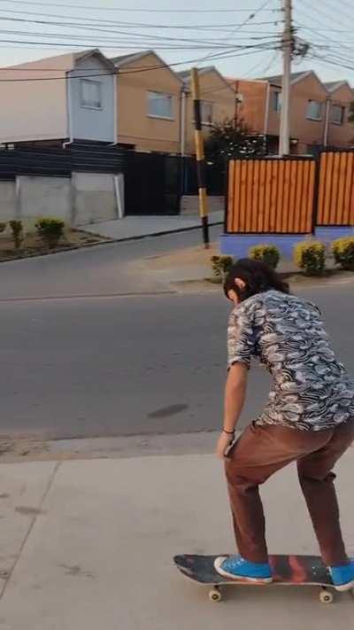 To take a cool skate shot