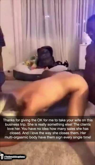 When your wife is a success in her job