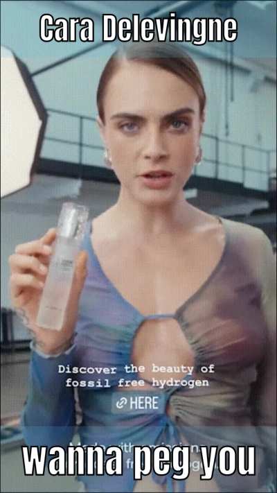 I want mommy braless Cara Delevingne to peg me, but emotionally reassure me