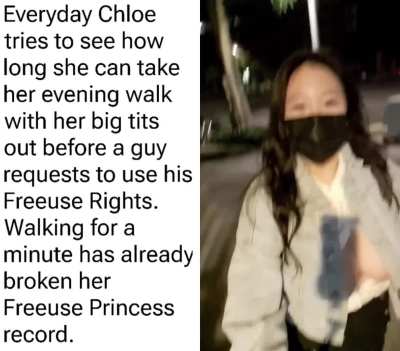 She's begging for attention