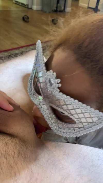 He wanted to watch a movie, I wanted to make out with his cock and eat his ass. We both got what we wanted 😈