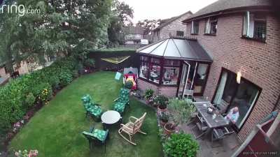 Relaxing in the garden...