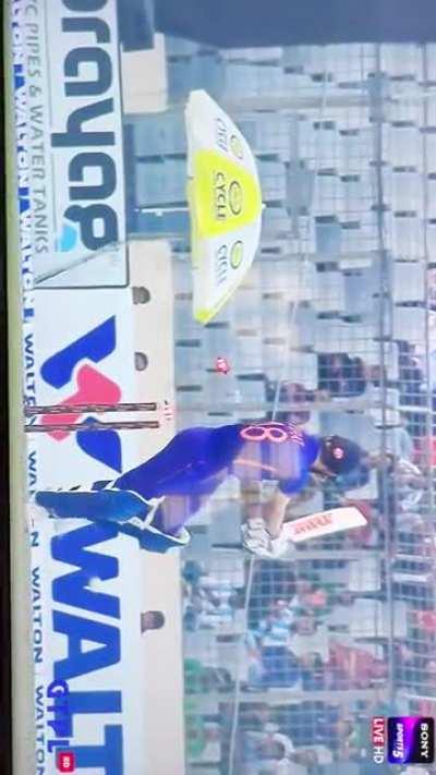 Tumhe kya laga ek century marunga toh form vapas aa jayega. T- What did you think, that I’ll hit a century and regain my form?