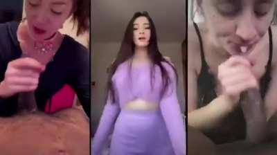 Tiktok Split Screen Porn gif