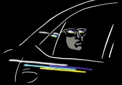 Riding through the city