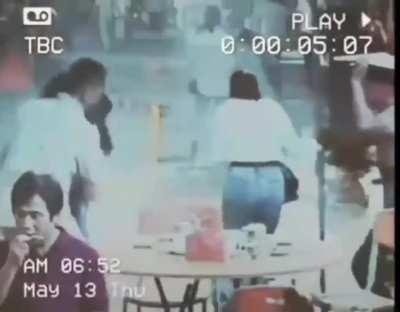 Dude just rolls with it