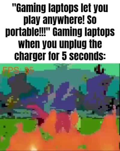 Average gaming laptop experience