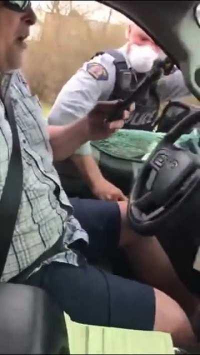 Grande Prairie [Alberta] man intentionally strikes officer with his truck, drives away, and gets arrested.