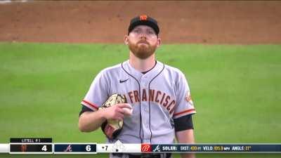 [Highlight] Jorge Soler puts the Braves in front with a 3-run homer.