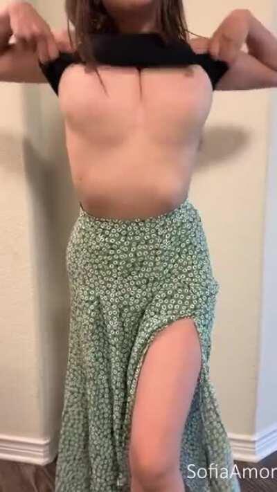 favorite part of the day is letting my tits free (OC)