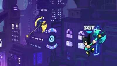 how heavy weapon tosses feel.