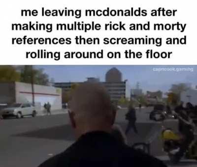 Now its total destruction caw caw