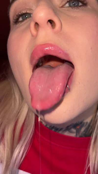 This drool is backup for when my mouth gets tired on you.