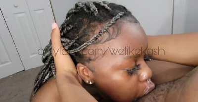 I love swallowing dick until I cry.