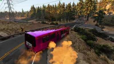 Using all the available space on the road