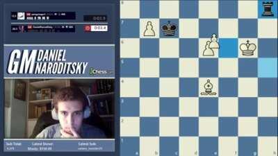 You have 16 sec to live. Daniel Naroditsky: Its mate in 33 i quess.