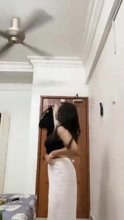 NRI CHANGING HER CLOTHES PART 2