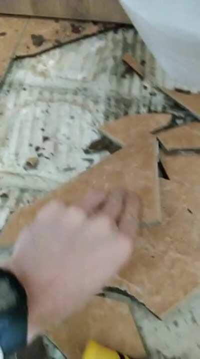 I accidentally recreated the burial urn opening sound.