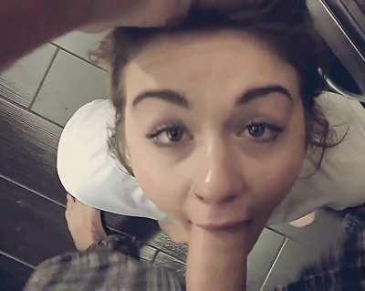 Playing with the doll in the Kitchen