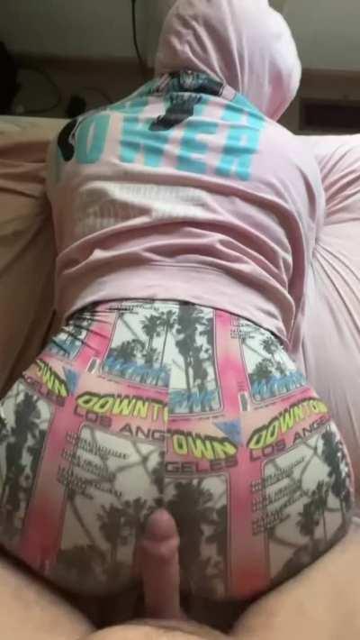 Clothed Assjob from Soft to Hard and he still couldn’t last a minute