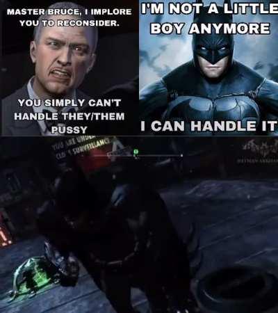 He could not handle it