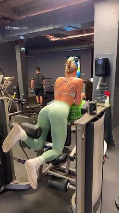 At the gym
