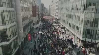 London UK sending a message. This is such a powerful film, it has given me so much hope right now.
