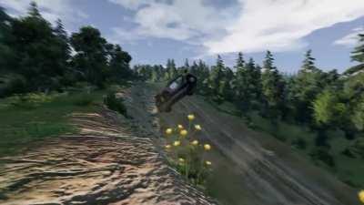 rally crash from fan view