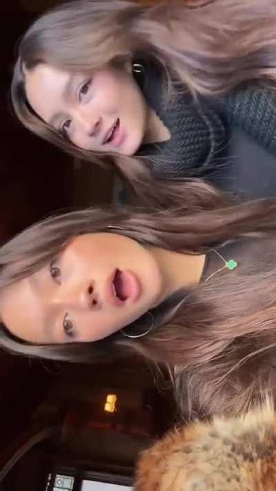 Lily Chee with Mabel Chee