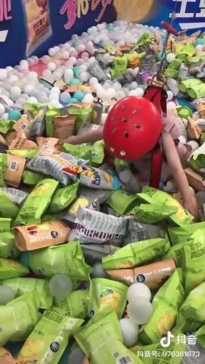 Using a kid as a vending machine