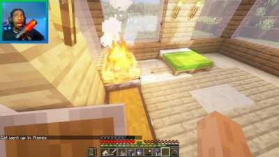 A tragic moment caught on stream...