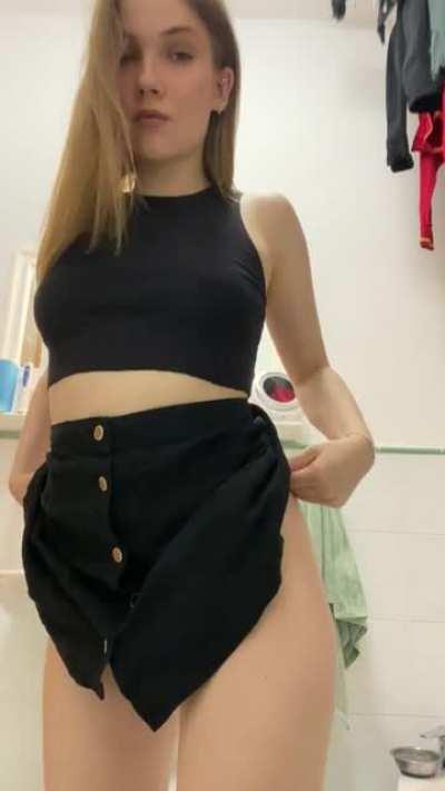 A night out without panties and only you will know.