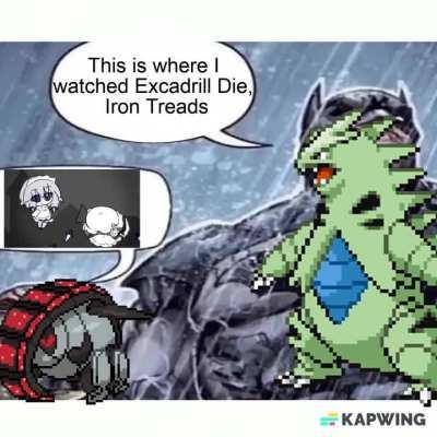 Why didn't Excadrill simply dodge? Is he stupid?