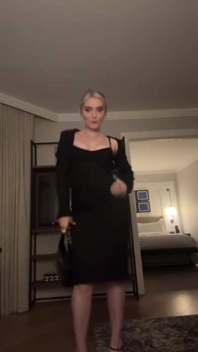 Posing before Disney Upfront in NYC, TikTok May 2025