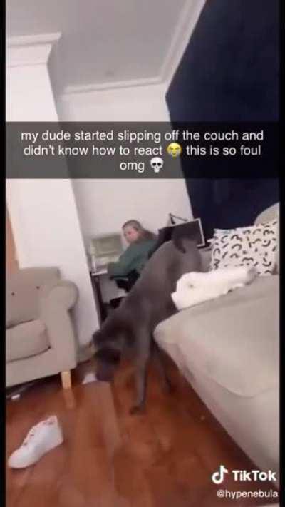 That feeling when you lose your balance