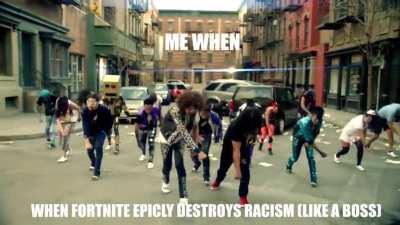 is Martin Luther King the epic racist destroyer guy from fortnite????