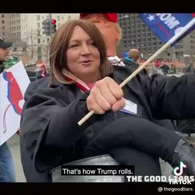 I guess she is the trash?