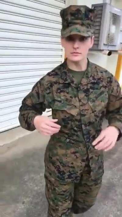 The Marine has something to show