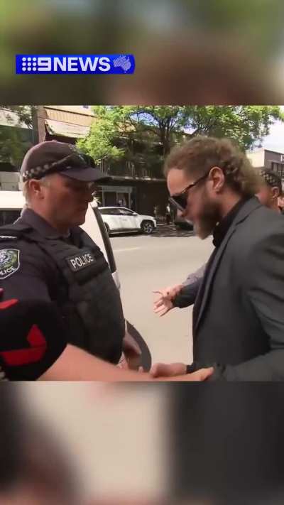 Neo-Nazi freaks out while being arrested in Adelaide - Australia