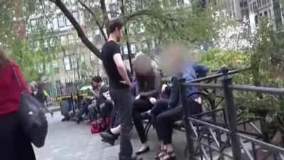 Geez, he just wanted to say hi, ladies