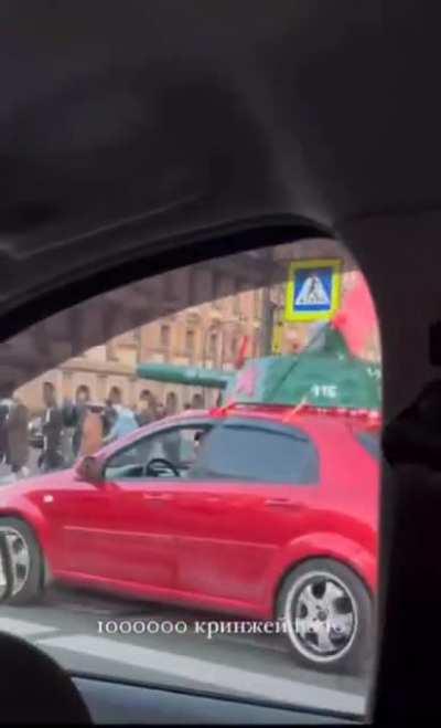 a normal victory day in Russia