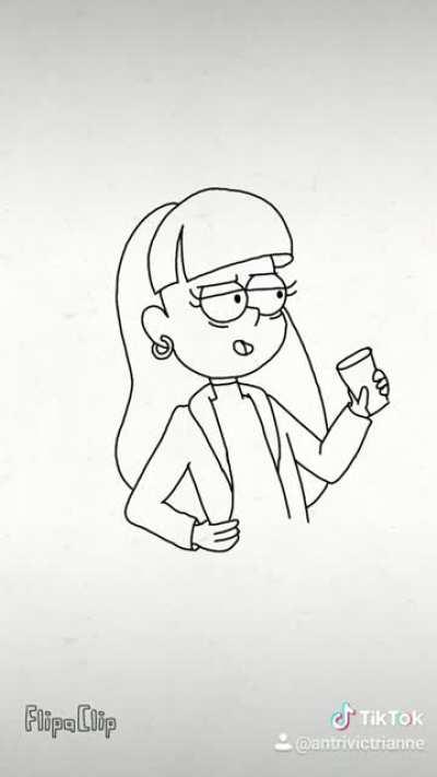 lmao, she posted another one (credits: @antrivictrianne in tiktok)