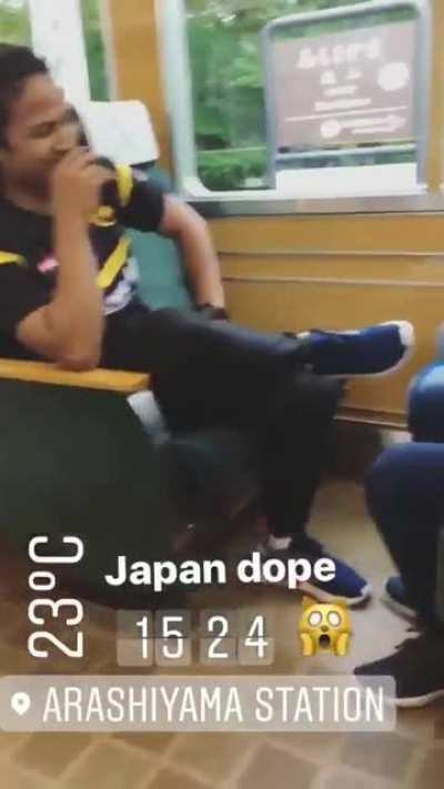 Japanese train seats are awesome.